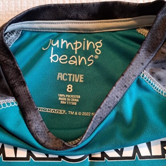 Jumping Beans Mario Kart Active wear boys shirt size 8 - Picture 2 of 4